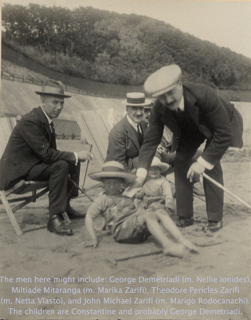 Sheringham 1913 GEORGE DEMETRIADI perhaps - CONSTANTINE DEMETRIADI - Unidentified man - GEORGE DEMETRIADI perhaps - Unidentified man - Unidentified ma-2.jpg